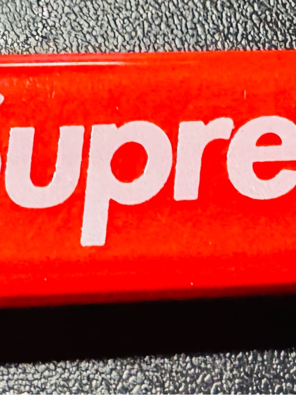 Supreme Red Logo travel toothbrush.